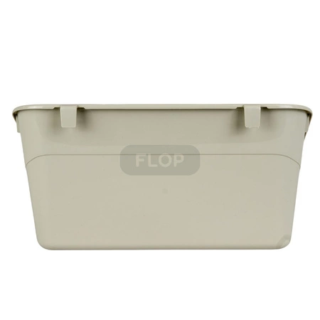 Rechteckige Tiertoilette zum Anhängen