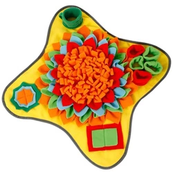 Lotusblume – Schnüffelmatte und Spielplatz 60×60 cm für Kaninchen, Meerschweinchen, Chinchillas, Degus, afrikanische Weißbauchigel und Ratten