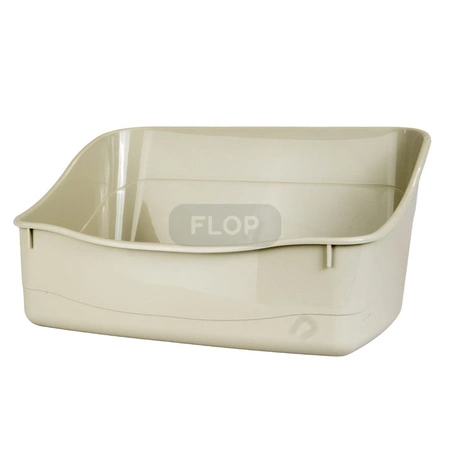 Rechteckige Tiertoilette zum Anhängen