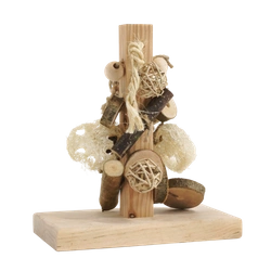 Aktiver Leckerbissen- und Kauständer - Spielzeug für Nager und Kaninchen