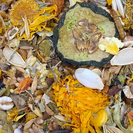 Mixerama Farbratten Premium Gemüse & Blüten 500g Rattenfutter