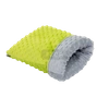 Nerz-Fleece-Schlafsack für Kleintiere - lime und grau