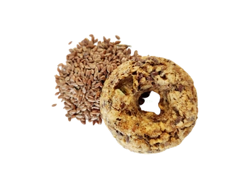 Gesunder Apfel Krapfen Leinsamen - natürlicher Beißring 20g