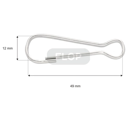 Karabinerhaken 5 cm - 1 Stück