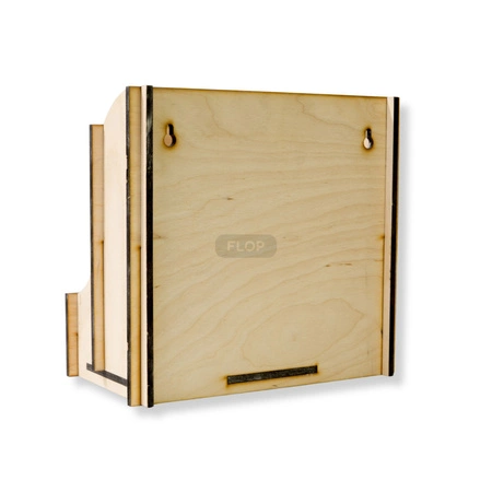 Universelle FLOP Heuraufe mit Schale - für Kaninchen, Meerschweinchen und Chinchillas