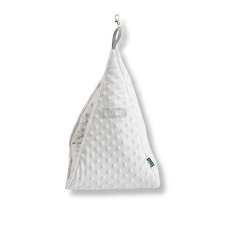 Hängende Pyramide – graues Schaukelhäuschen für Nager und Kaninchen