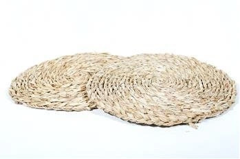 Toy4Joy Runde geflochtene Seegrasmatte 20cm