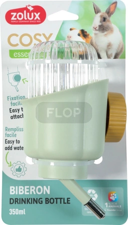 ZOLUX COSY Trinkflasche für Nager 350 ml –Grün