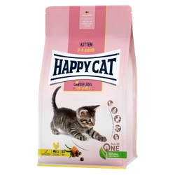 Happy Cat Kitten Geflügelfutter 300g - geeignet für junge Weißbauchigel (kleine Chips)