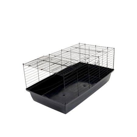 Käfig 100cm x 55cm x 44cm schwarz