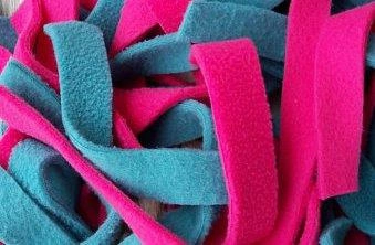 Vliesstreifen zum Auspolstern des Kleintierheims