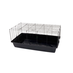Käfig 100cm x 55cm x 44cm schwarz