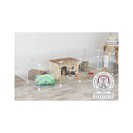 Gehege/Stall für Kleintiere mit abnehmbarem Boden