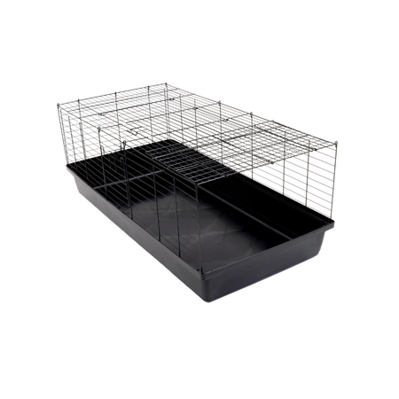 Käfig 120cm x 59cm x 47cm schwarz