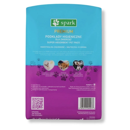 Spark VetBed Einwegunterlagen 90x60cm 25 Stück superabsorbierend FLOP