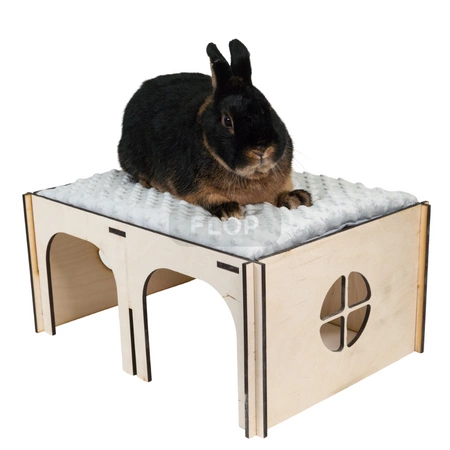 Großes Doppelhaus mit 2 Etagen mit Matratze, trennbar