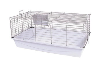 Käfig 100cm x 55cm x 44cm grau