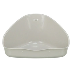 Trixie große Ecktoilette - grau