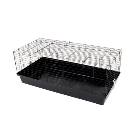 Käfig 120cm x 59cm x 47cm schwarz