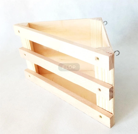 Toy4Joy Premium-Eckfutterautomat aus Holz