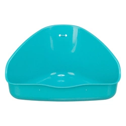 Trixie große Ecktoilette helltürkis