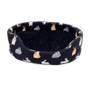 Großes Kuschelbett mit abnehmbarem Kissen mit Hasenmotiv