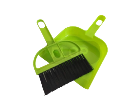 Miniatur-Kehrschaufel mit Kehrer