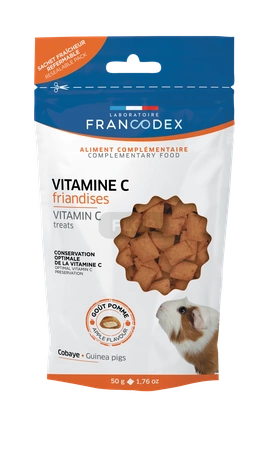 FRANCODEX Vitamin C Leckerli für Meerschweinchen 50g