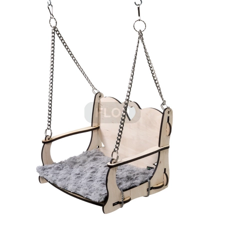 FLOP Schaukel mit Herz, zum befestigen an den Käfig