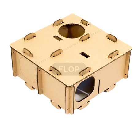 Modulares FLOP-Labyrinth für Kleintiere