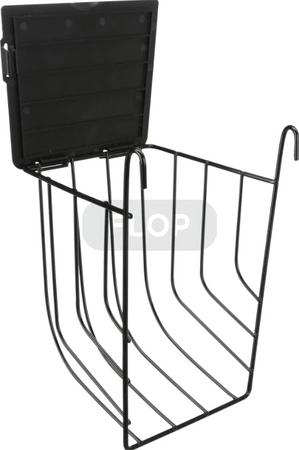 Trixie Kleines Hängefutterautomat aus Metall mit Deckel für kleine Haustiere