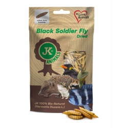 Getrocknete Larven der Schwarzen Soldatenfliege – Proteinreicher Snack für Igel und Ratten 80g/500ml