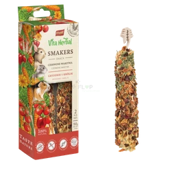 2 Kolben Rotes Gemüse für Nager und Kaninchen