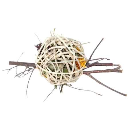 Toy4Joy Weidenkugel gefüllt mit Kräutern 10cm
