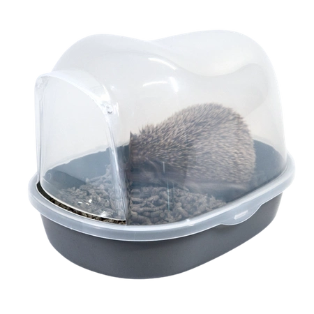 JK Animals Sandbad für Chinchillas und Afrikanische Igel - 26x20x(h)20cm