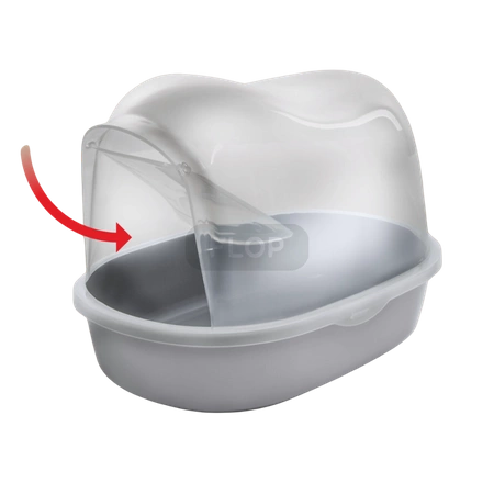 JK Animals Sandbad für Chinchillas und Afrikanische Igel - 26x20x(h)20cm