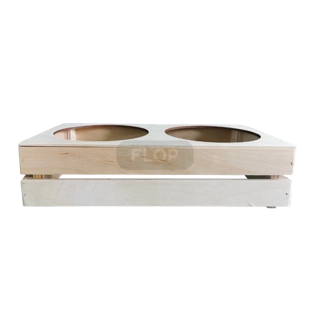 FLOP Holzgestell für Metallnäpfe (Näpfe separat)