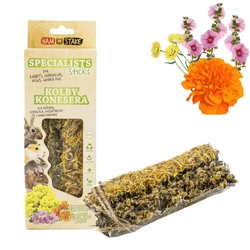 HAM-STAKE Genießerkolben mit Ringelblume, Malve und Strohblume