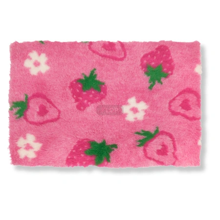 VetBed Original Non-Slip L (100x150cm) - pink strawberries