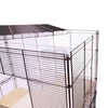 käfig 100cm x 55cm x h 44cm schwarz