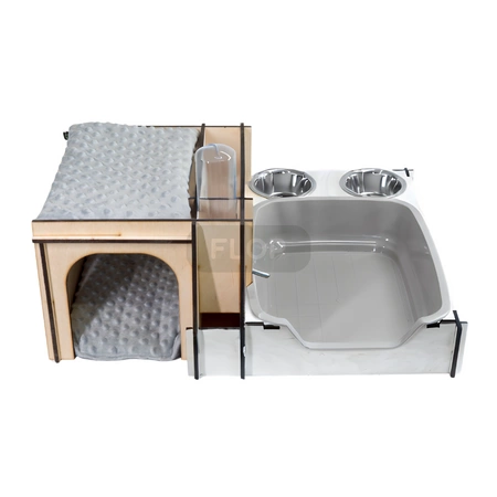 Kleintierhaus - Erweiterungsmodul zur Futterstation