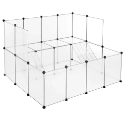 Großes Set modularer Paneele Cavia Creative BASIC Line für kleine Haustiere