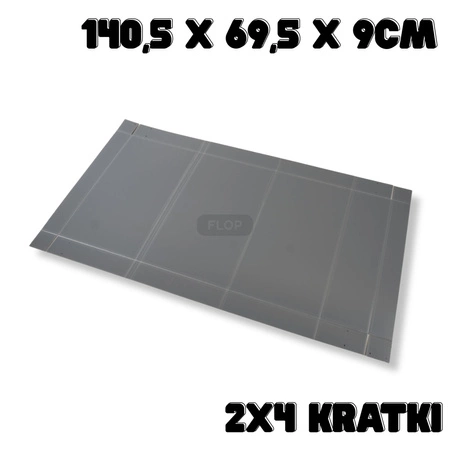 Bodenwanne 140x69,5x9 cm für Käfig 2x4 – Cavia Creative BASIC Line
