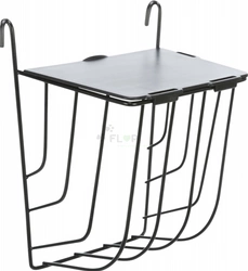 Trixie Kleines Hängefutterautomat aus Metall mit Deckel für kleine Haustiere