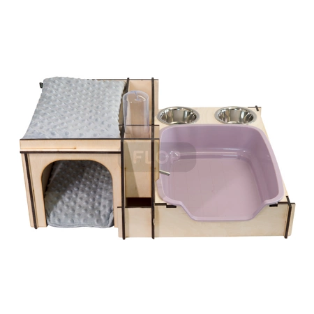 ALL IN ONE mit rosa Tiertoilette