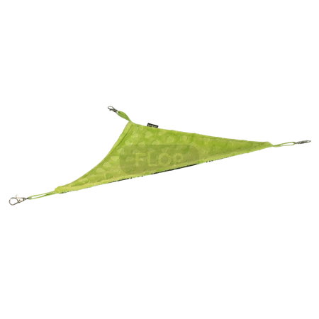 Eck-Hängematte - Blätter auf schwarzem Hintergrund