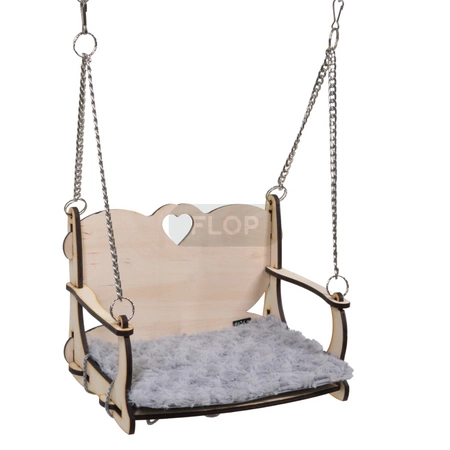 FLOP Schaukel mit Herz, zum befestigen an den Käfig