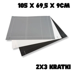 Bodenwanne 105x69,5x9 cm für Käfig 2x3 – Cavia Creative BASIC Line